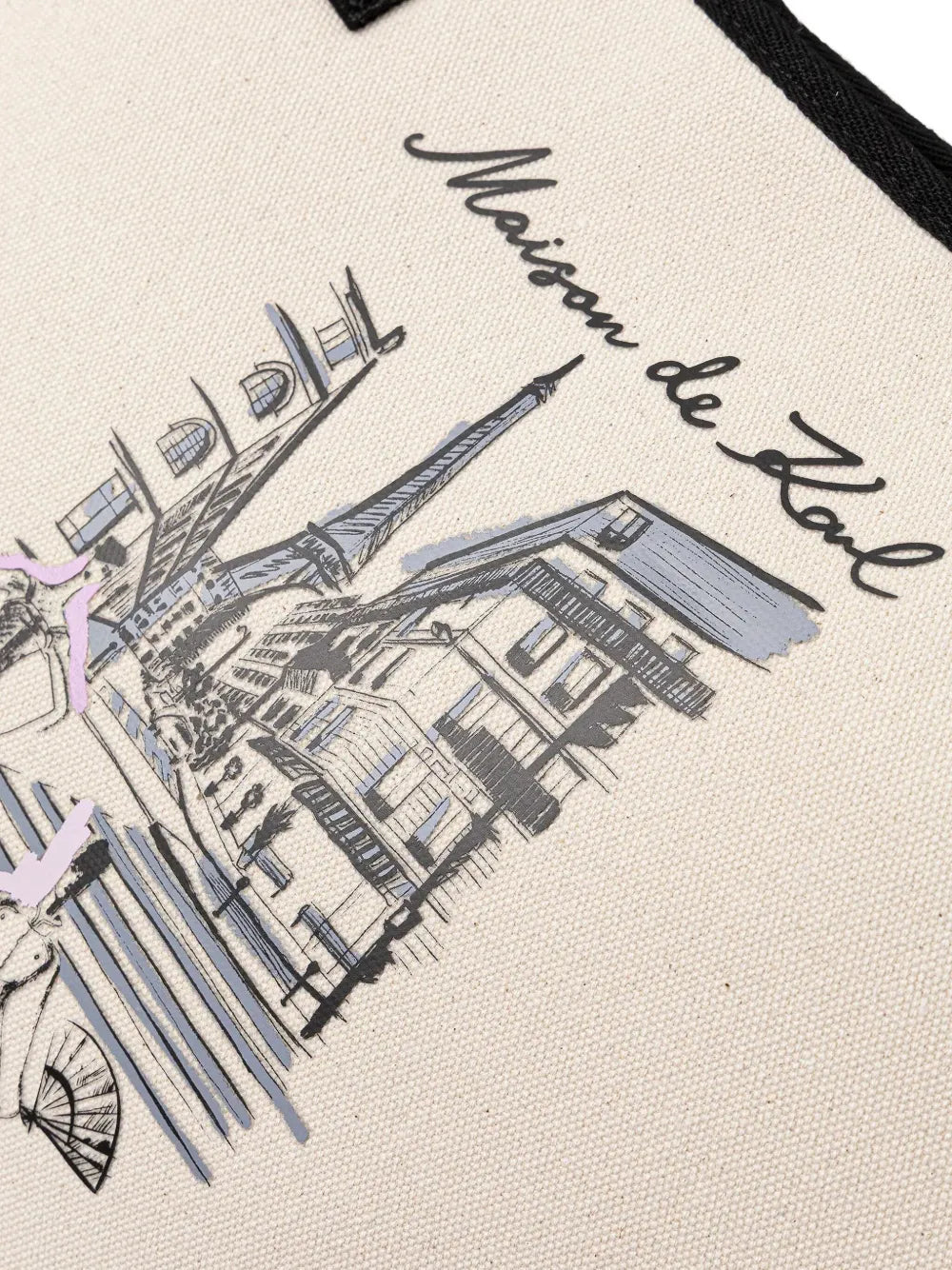 Karl LagerfeldK/Sketch printed tote bag