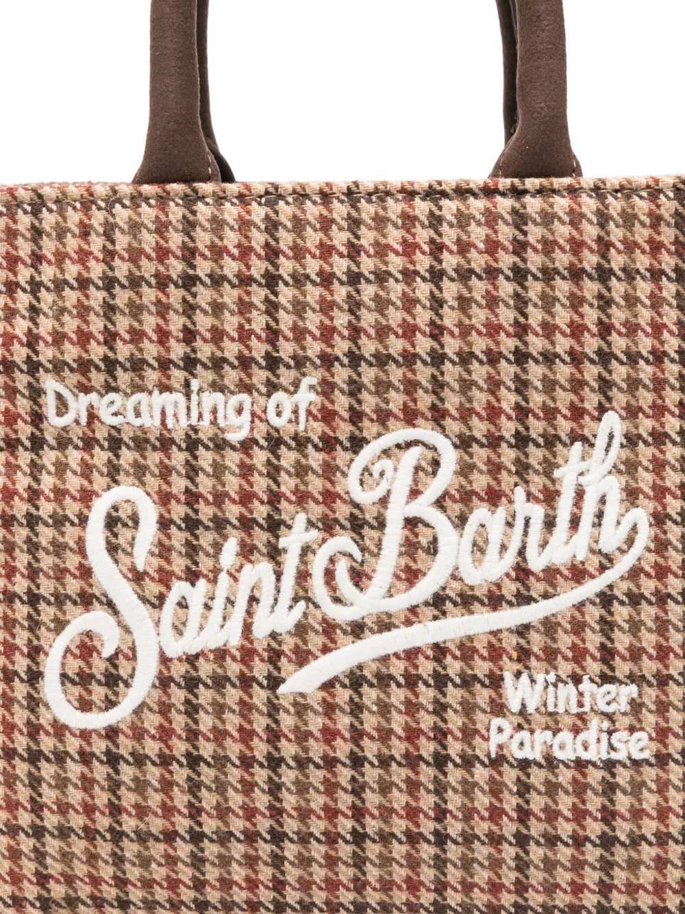 MC2 Saint Barth Kidshoundstooth tote bag