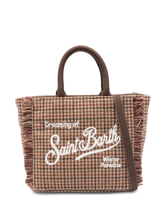 MC2 Saint Barth Kidshoundstooth tote bag
