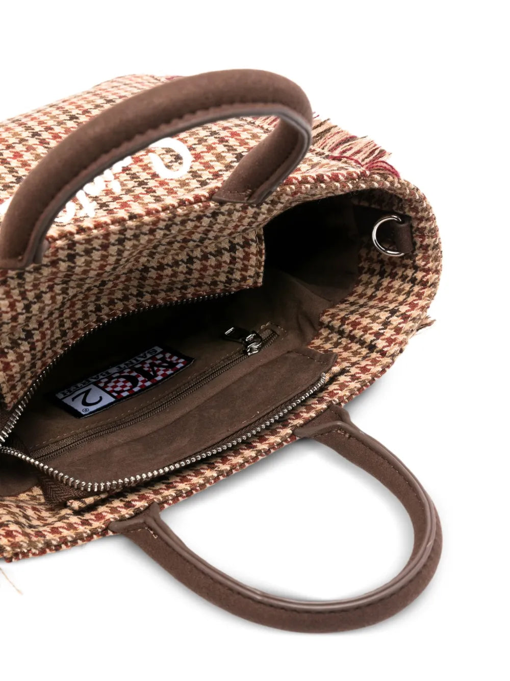 MC2 Saint Barth Kidshoundstooth tote bag