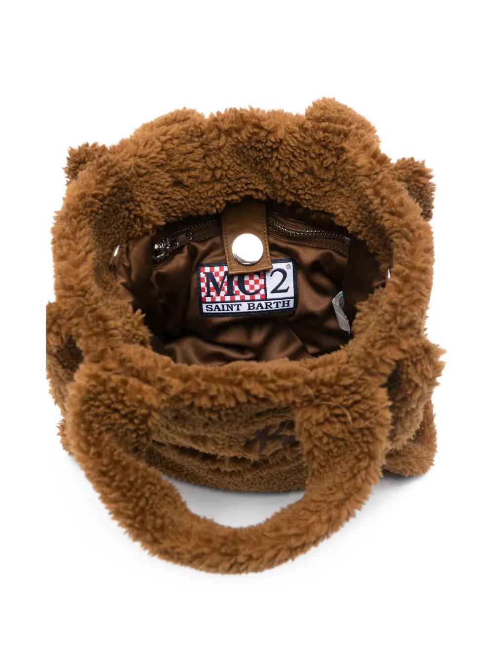 MC2 Saint Barth Kidslogo-embroidered teddy bag