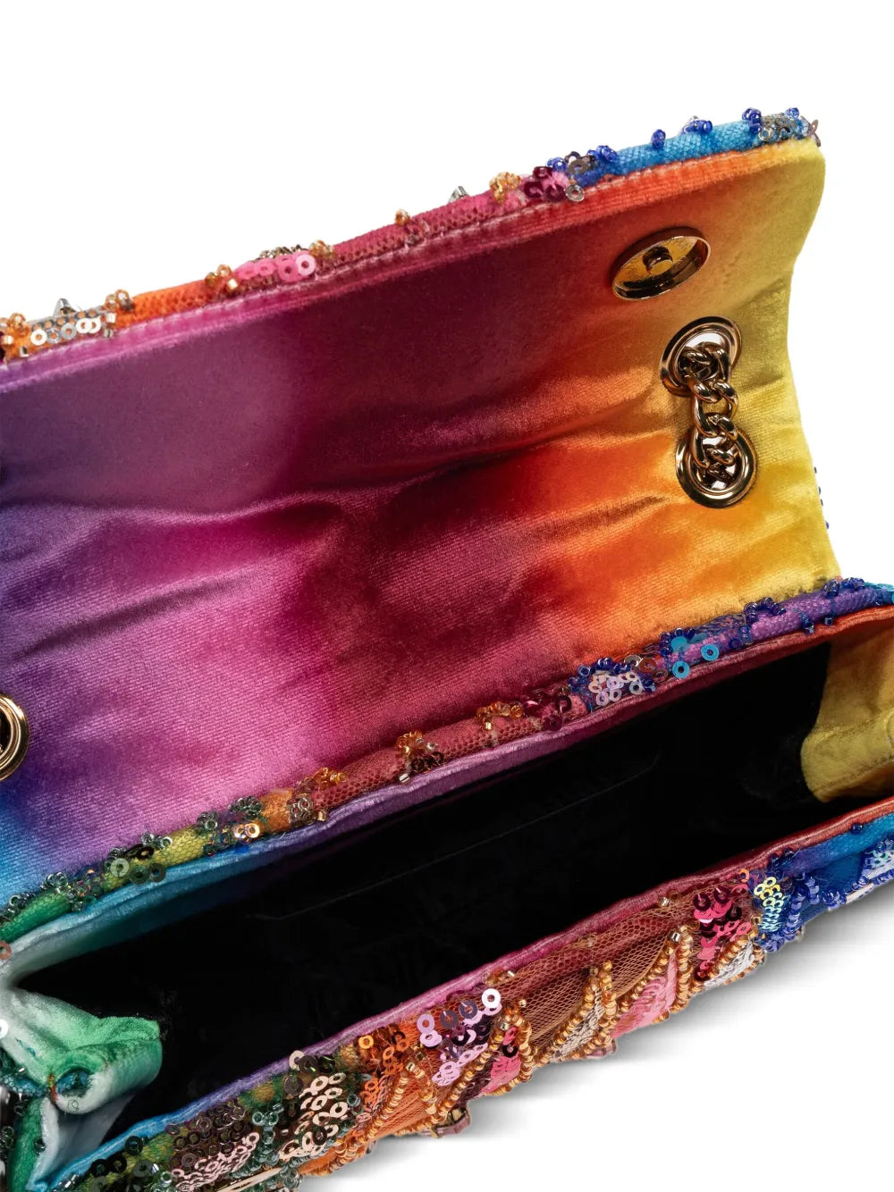 Kurt Geiger Londonmedium sequin-embellished shoulder bag