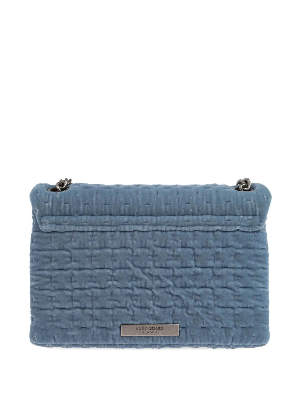 Kurt Geiger Londonmini Velvet Kensington embellished shoulder bag