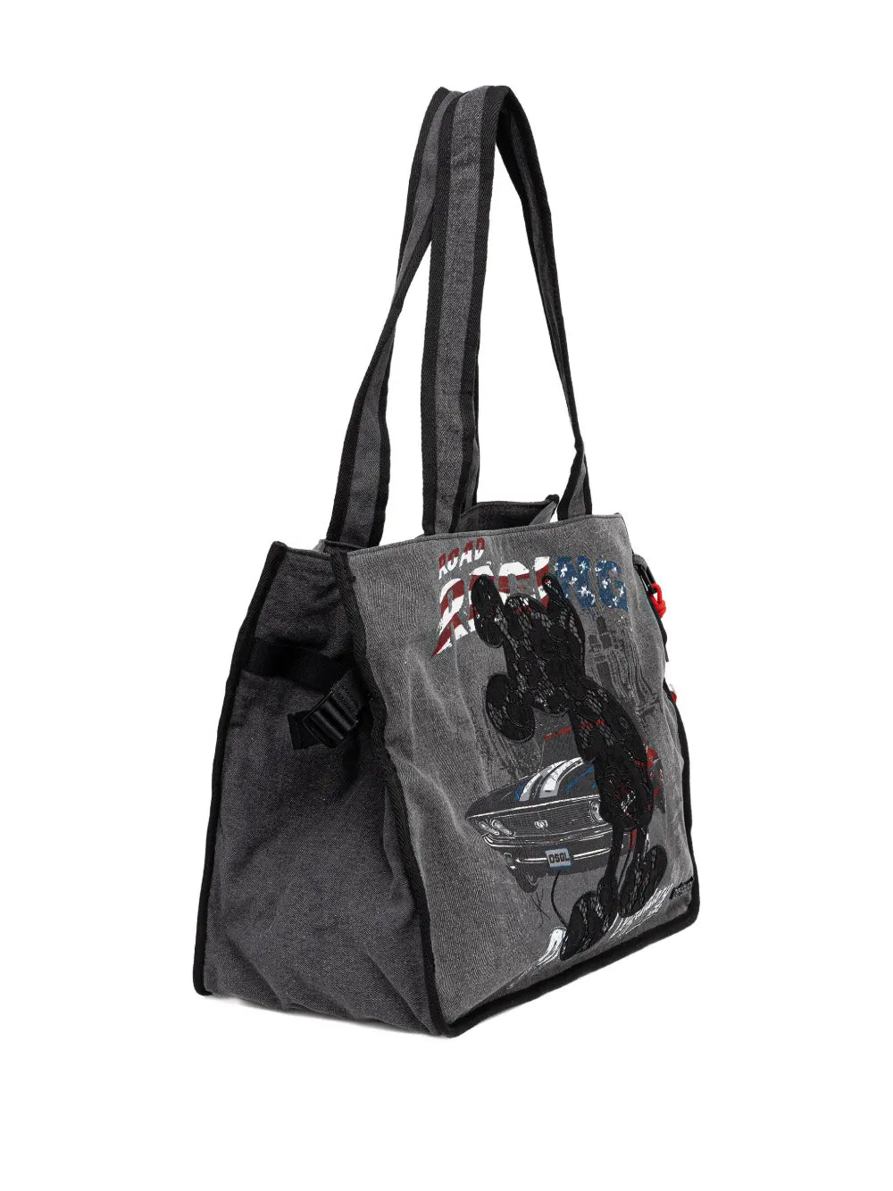 Desigualmedium Mickey Mouse denim shoulder bag