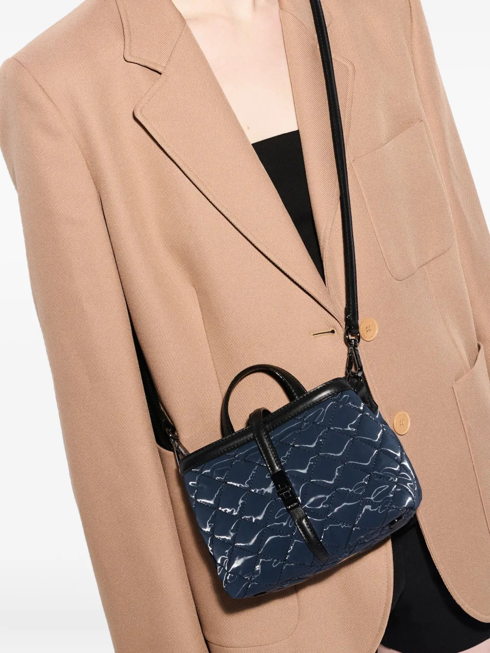 Mz Wallace Astor mini quilted top handle crossbody