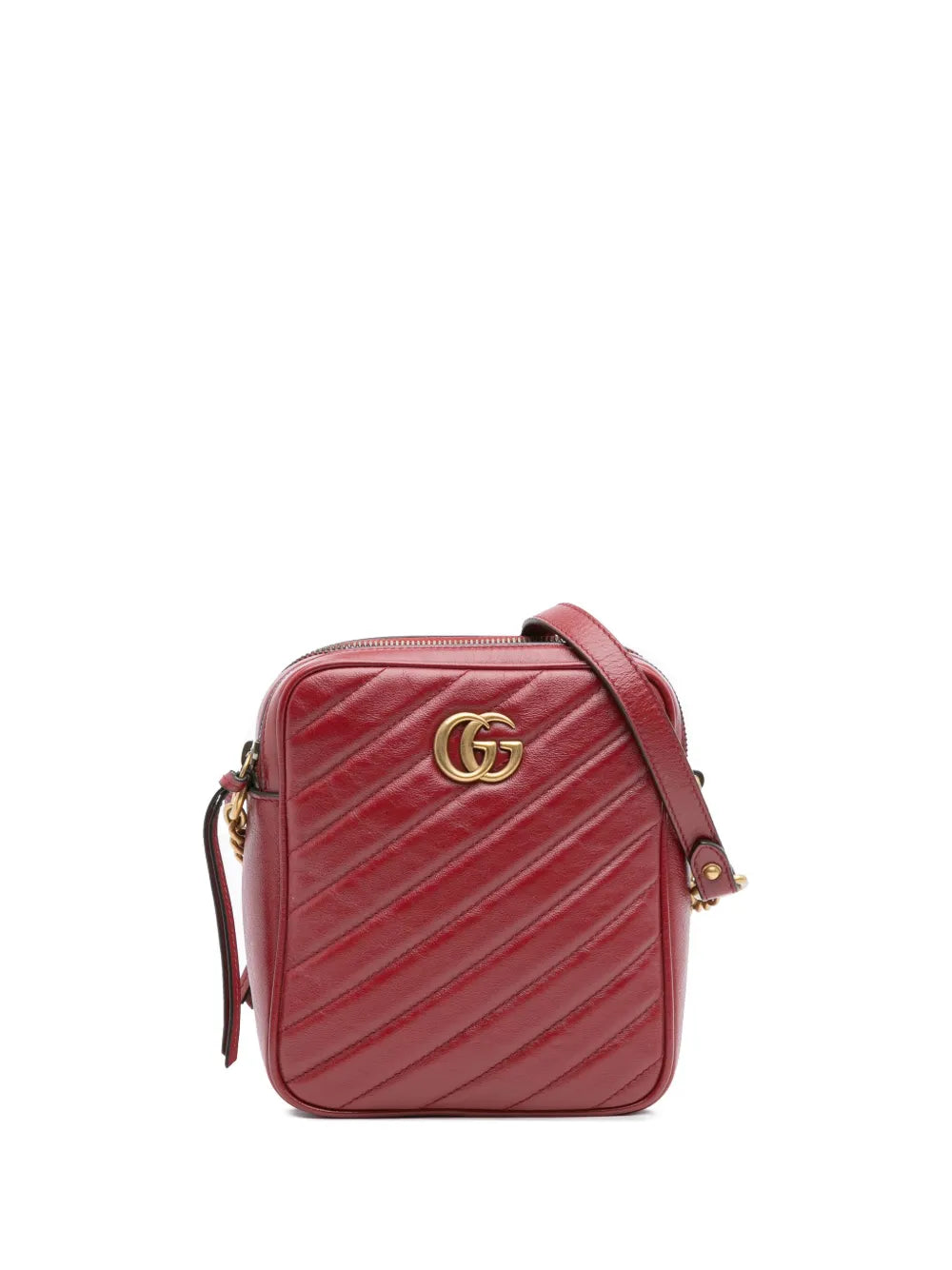 Pre-OwnedGucci Pre-Owned2016-2025 GG Marmont Matelasse Leather Double Zip crossbody bag