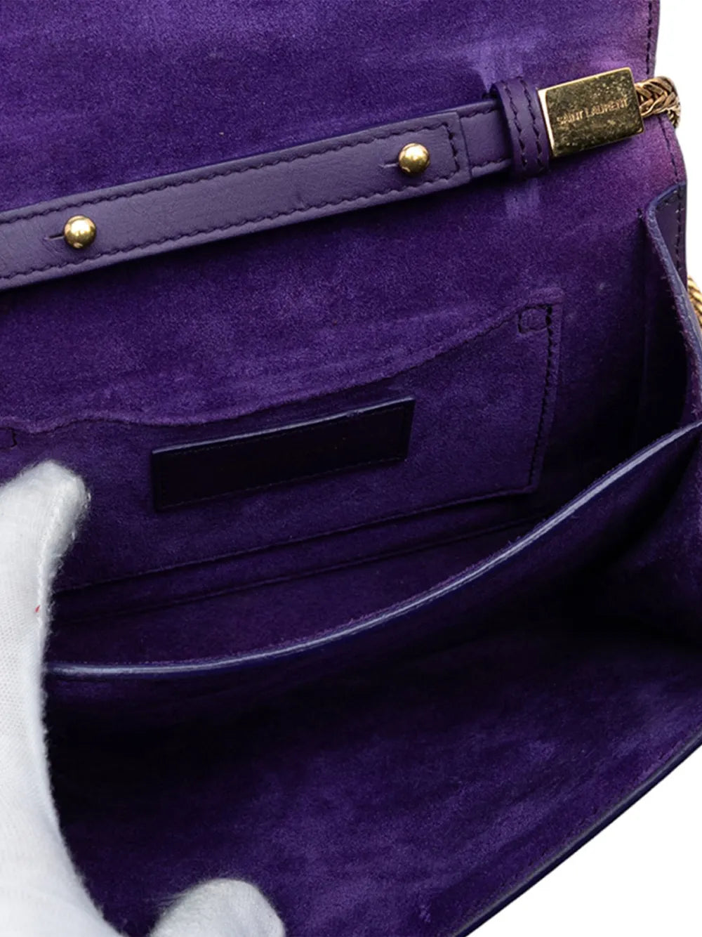 Pre-OwnedSaint Laurent Pre-Owned2013-2025 Mini Leather Chyc Ligne crossbody bag