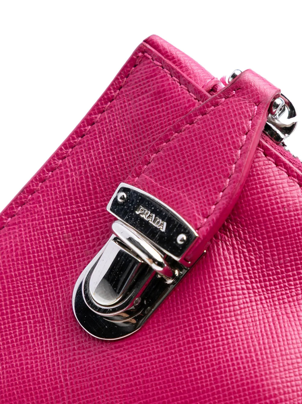 Pre-OwnedPrada Pre-Owned2000-2025 Saffiano Lux Zip clutch bag