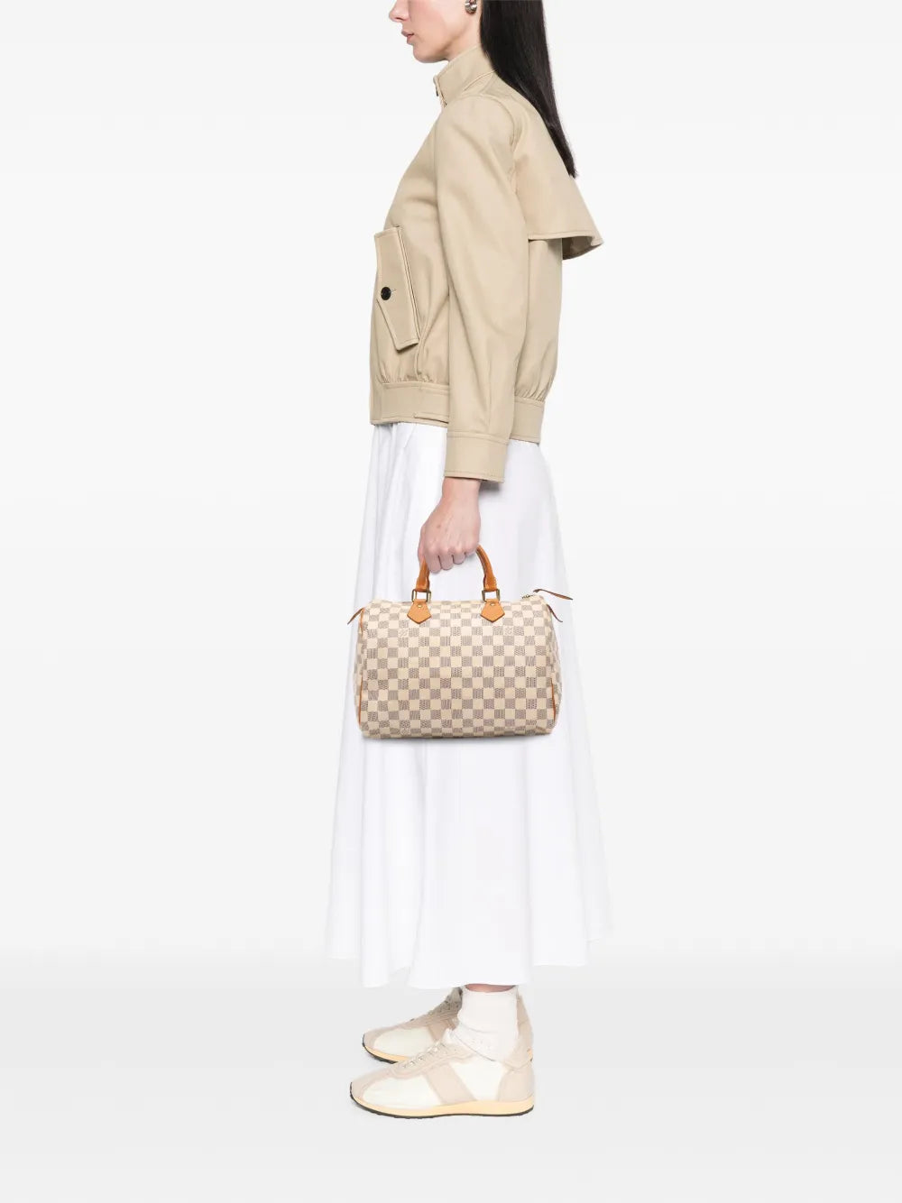 Pre-OwnedLouis Vuitton Pre-Owned2011 Damier Azur Speedy 30 boston bag