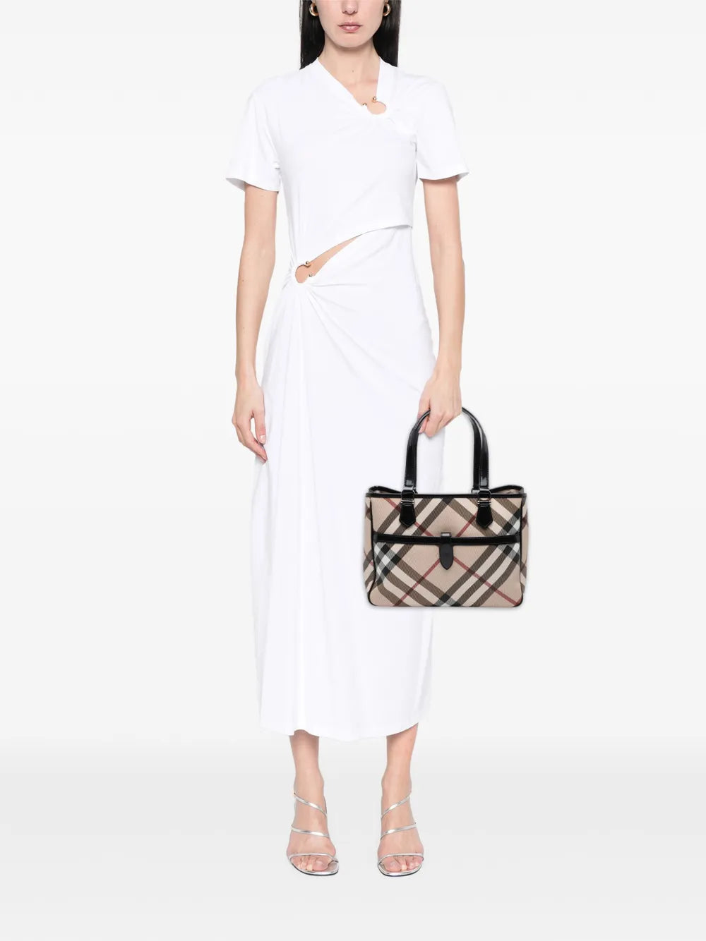 Pre-OwnedBurberry Pre-Owned2000-2017 Supernova Check Coated Canvas tote bag