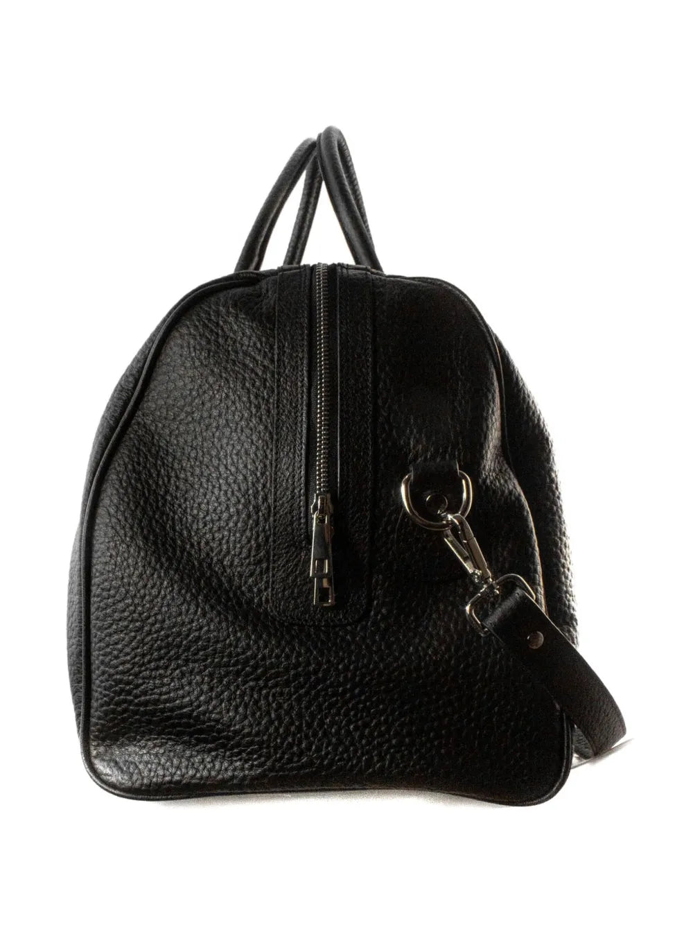 avenue 67leather zip duffel bag