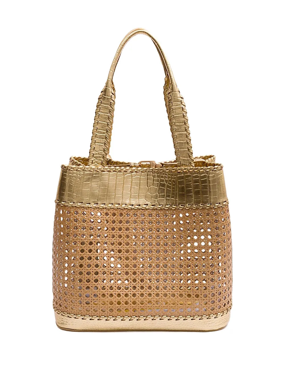 New SeasonIslaSextavada woven tassel shoulder bag
