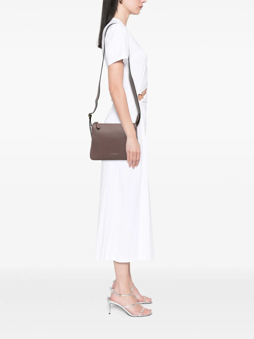 Pre-OwnedBurberry Pre-Owned2000-2017 Small Grained Calfskin House Check Helmsley crossbody bag