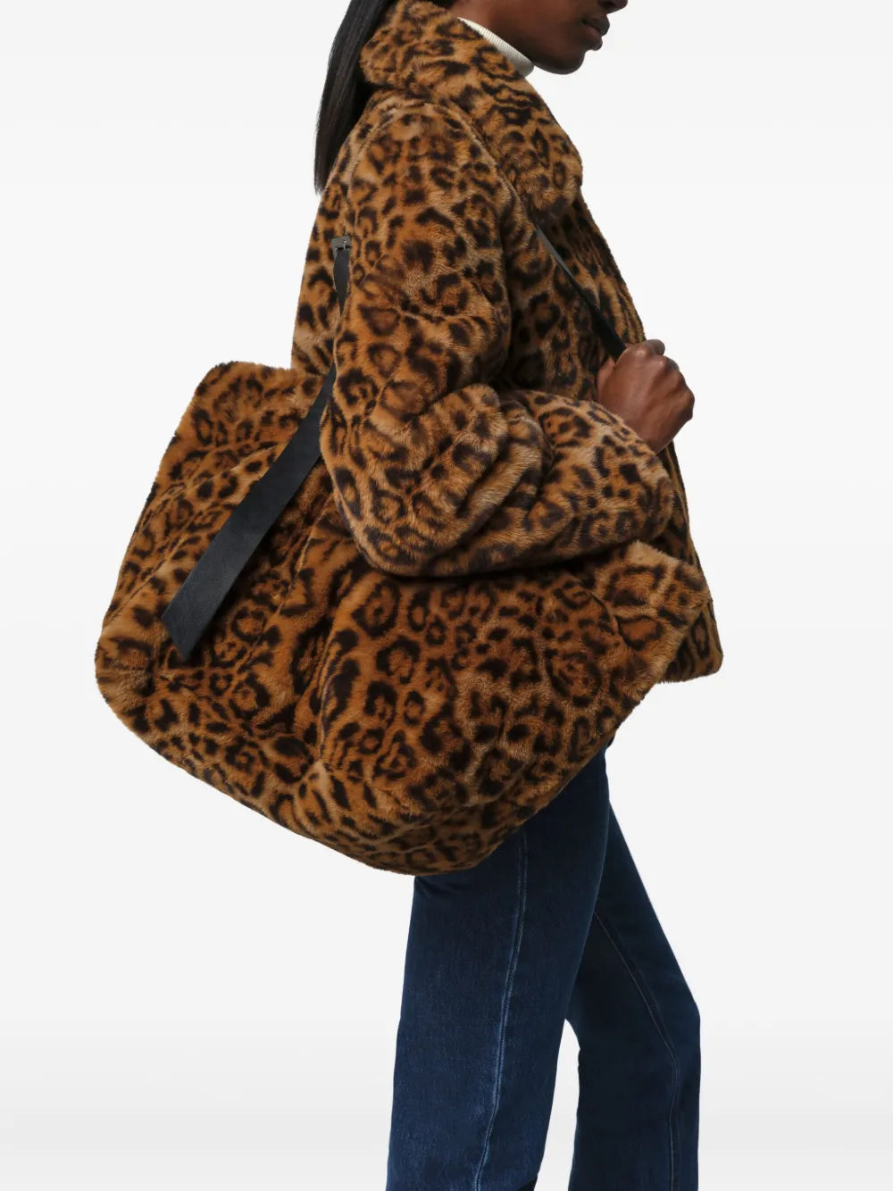 ApparisEsti leopard tote bag