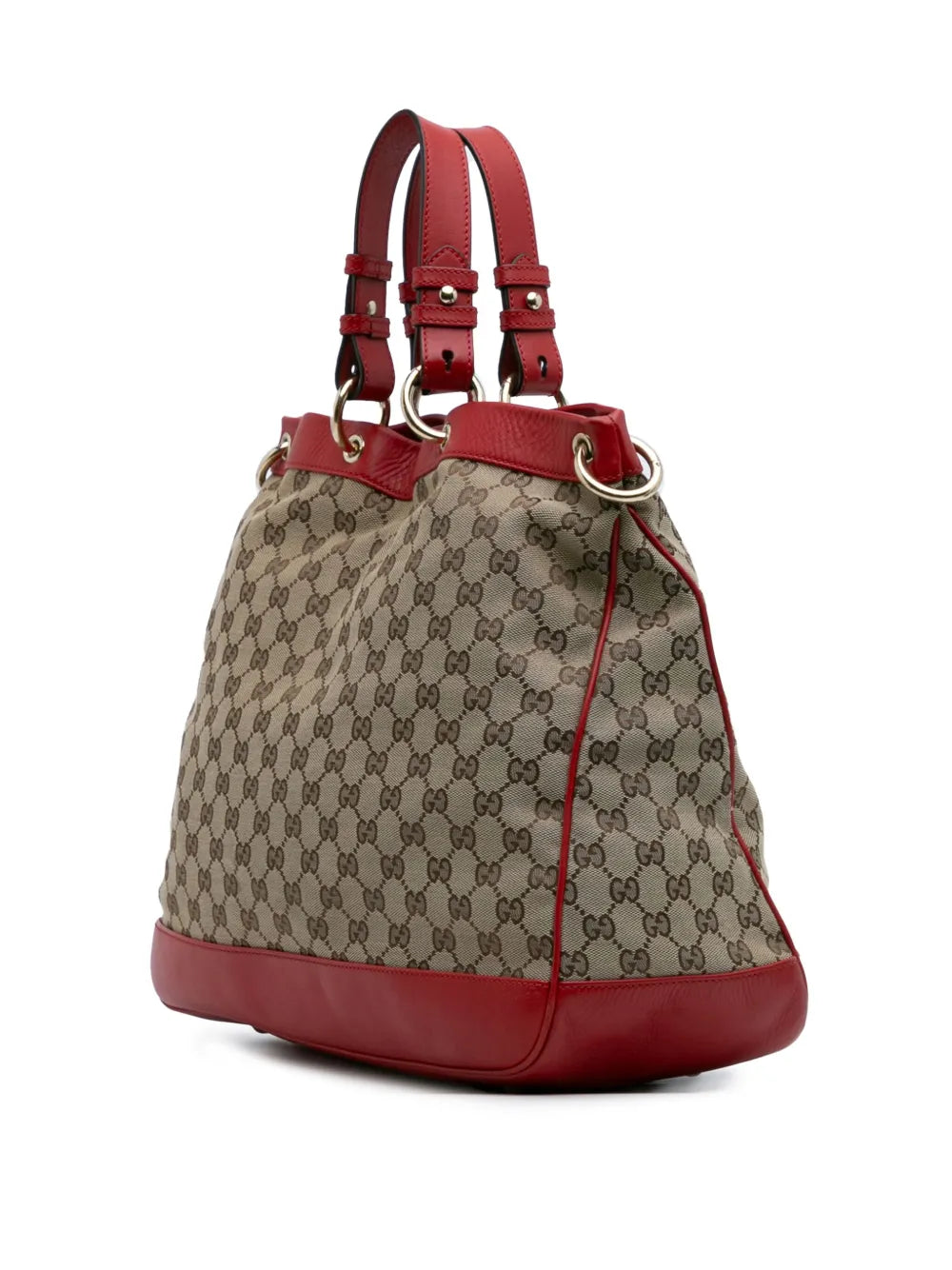 Pre-OwnedGucci Pre-Owned2016-2025 Medium GG Canvas Valentine Top Handle Bag satchel