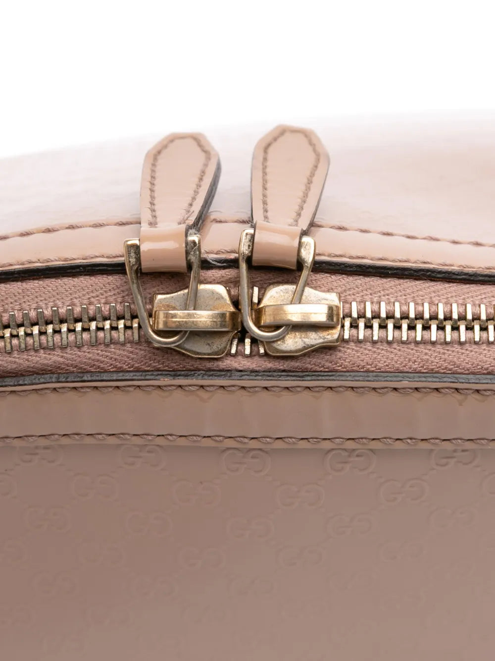 Pre-OwnedGucci Pre-Owned2016-2025 Large Microguccissima Patent Nice Dome satchel