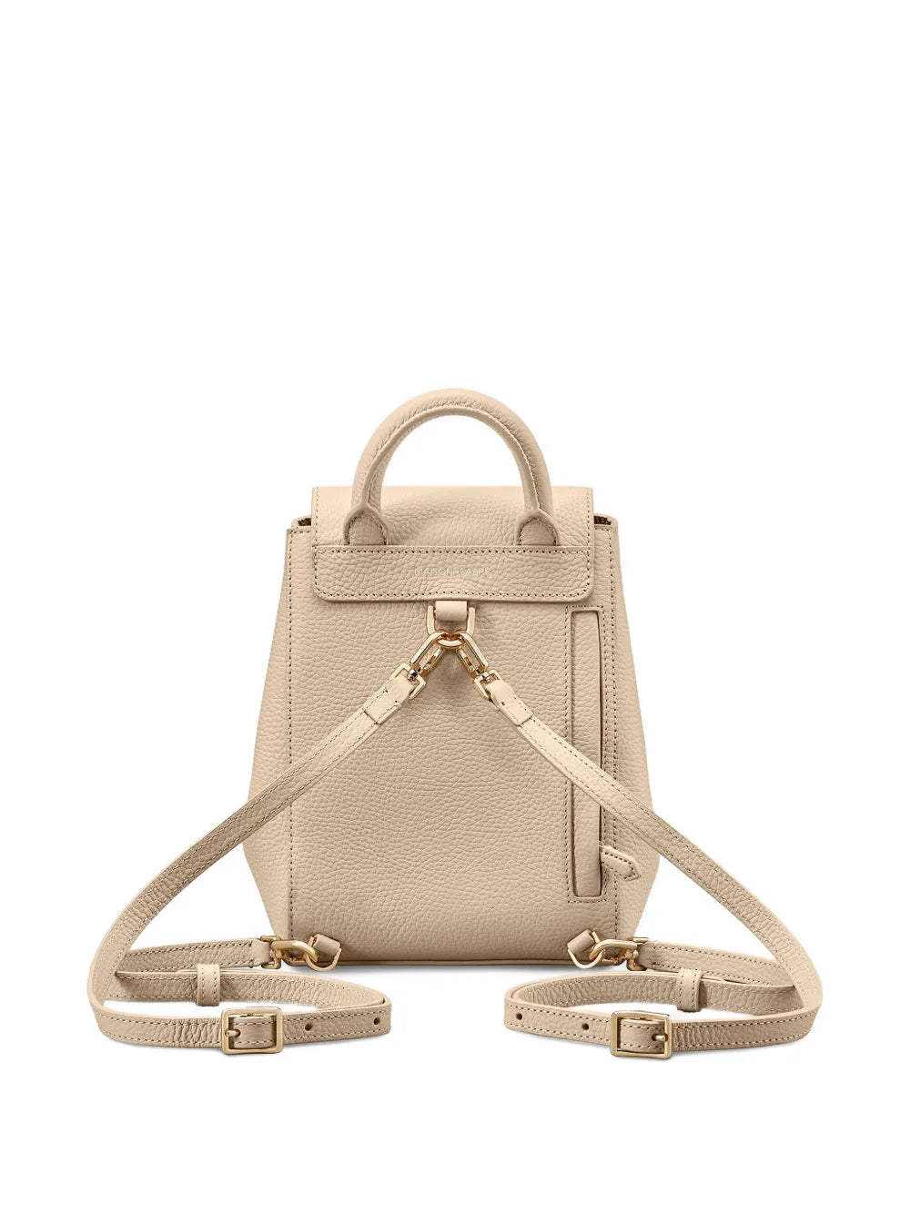 MAISON de SABRagnetic closure leather backpack