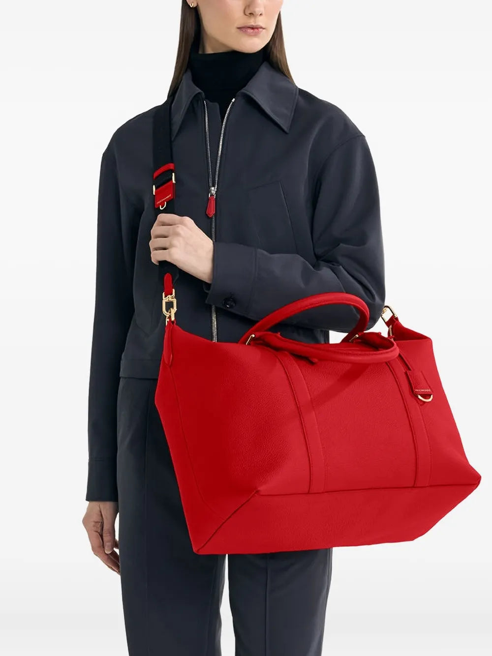 MAISON de SABReekender trapezoid-silhouette leather holdall