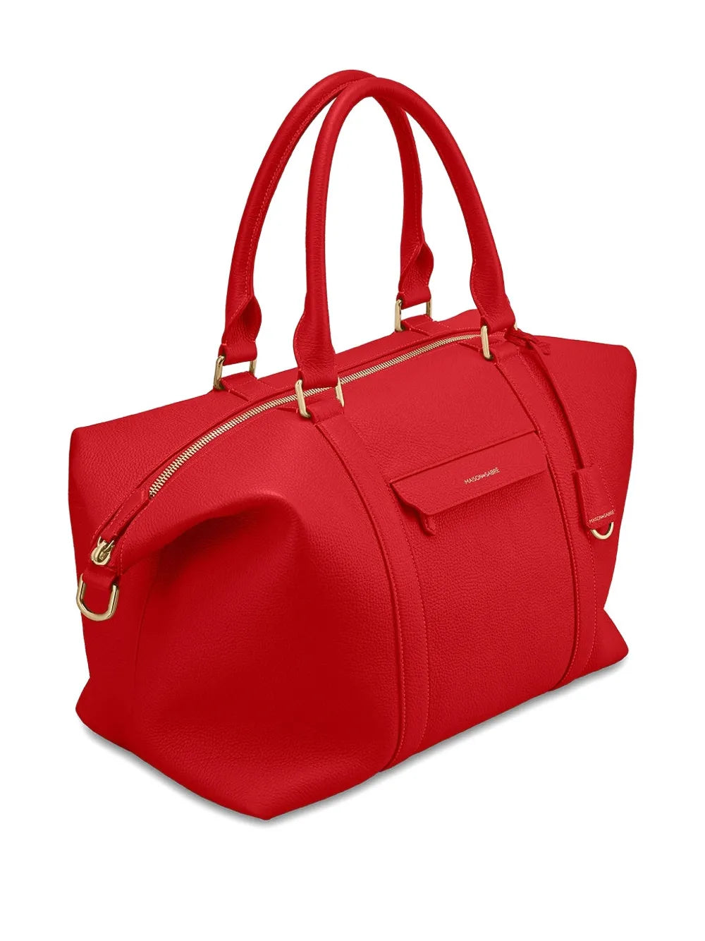 MAISON de SABReekender trapezoid-silhouette leather holdall