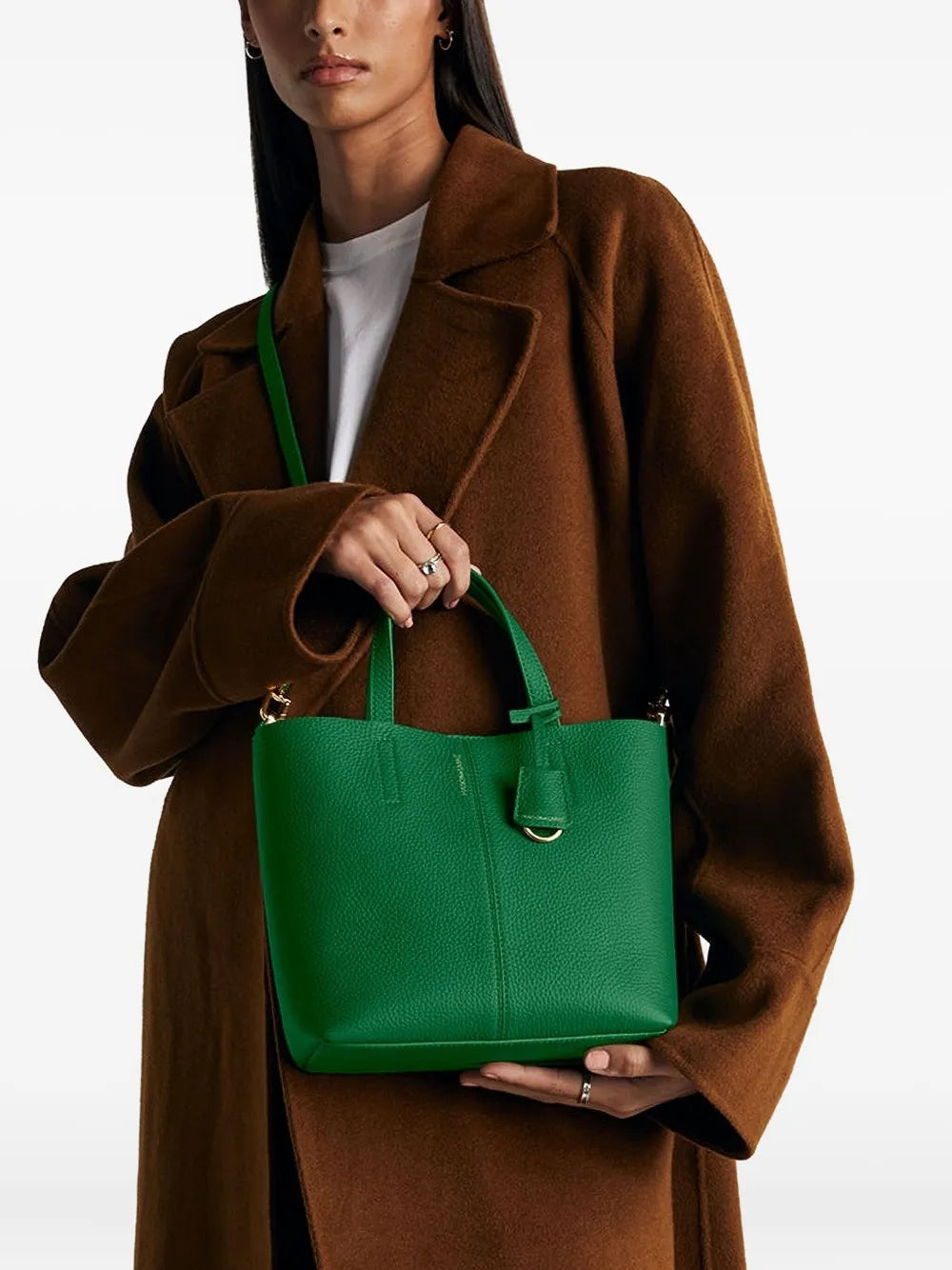 MAISON de SABReather detachable-strap soft tote