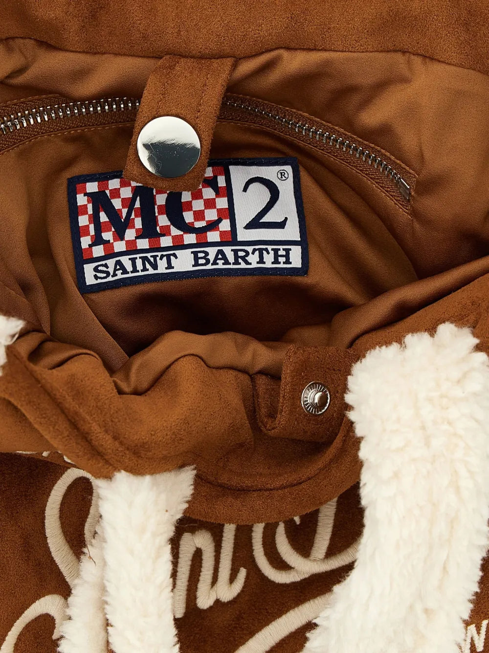 MC2 Saint BarthColette shearling-lined tote bag