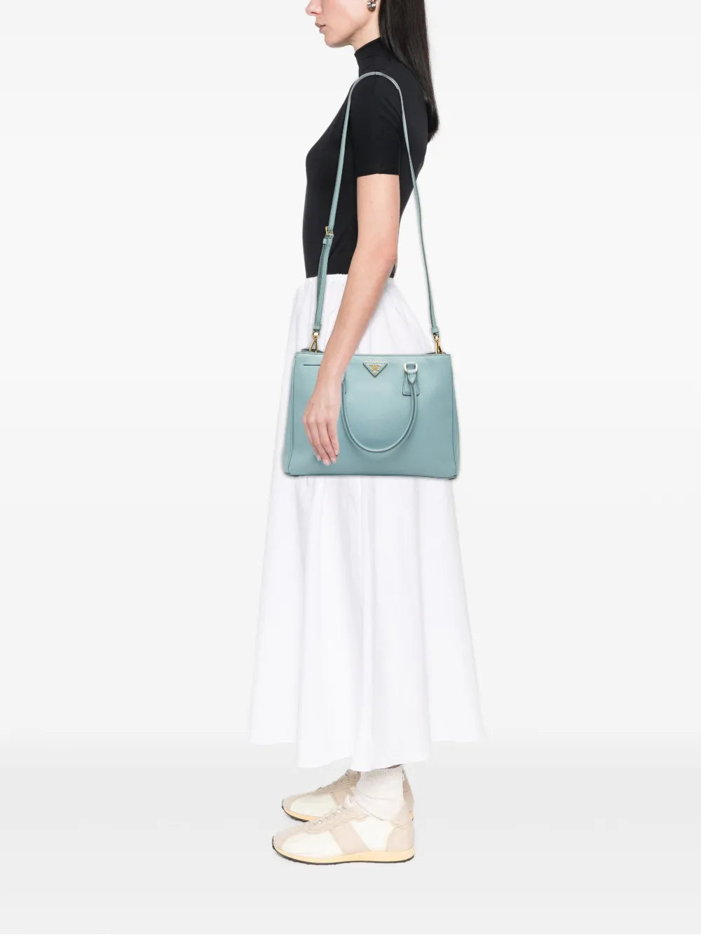 Pre-OwnedPrada Pre-Owned2000-2025 Medium Saffiano Lux Galleria satchel