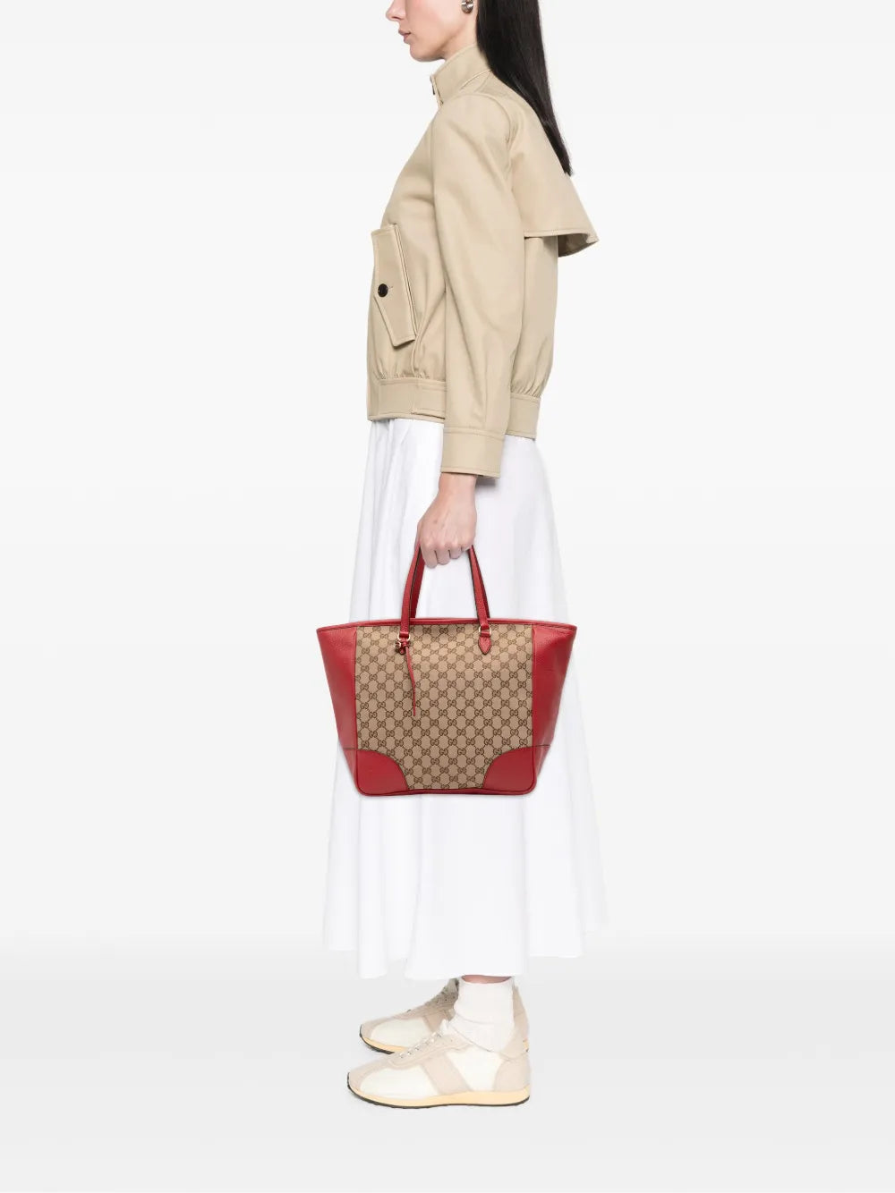 Pre-OwnedGucci Pre-Owned2016-2025 GG Canvas Bree Zippered tote bag