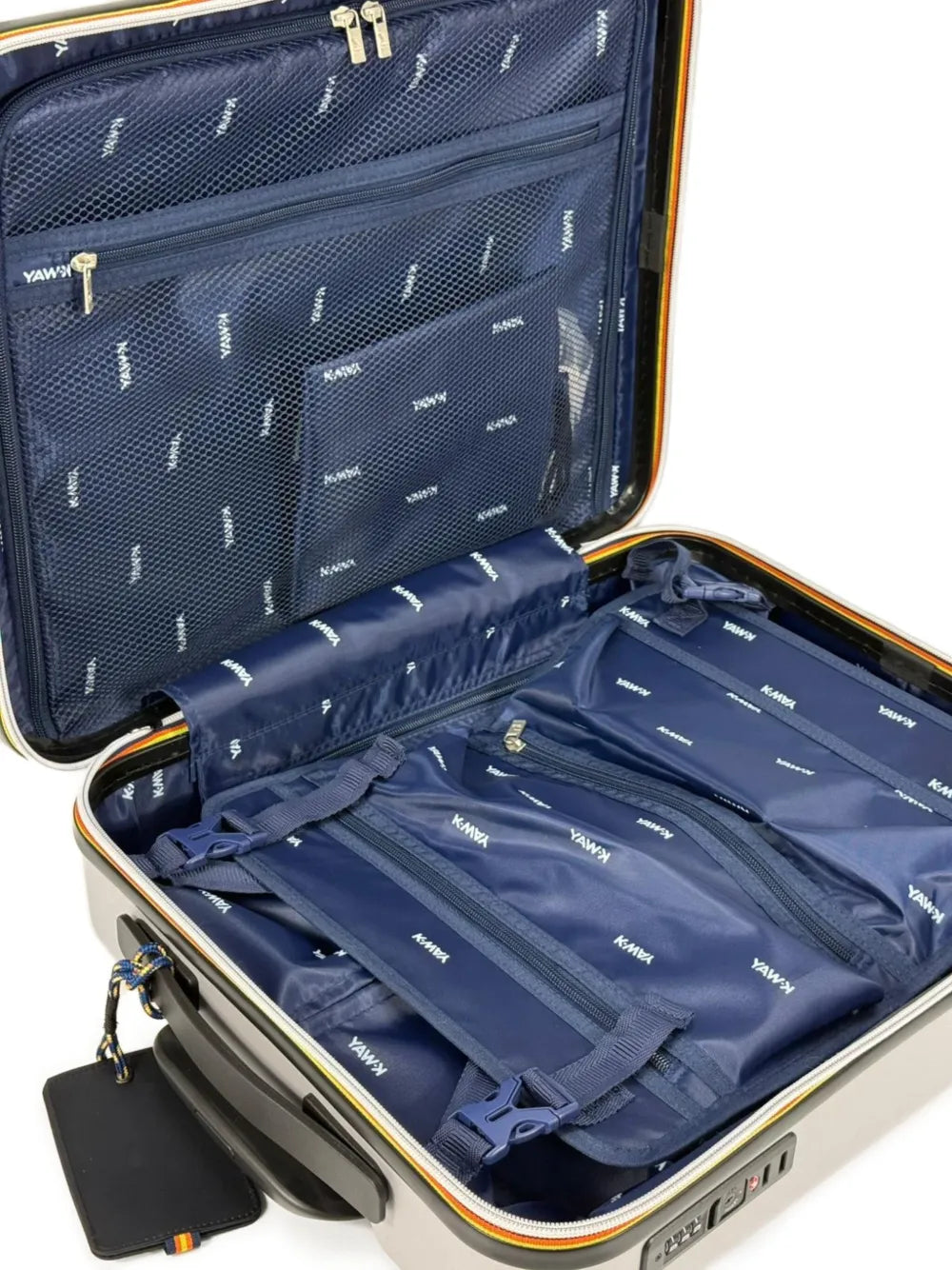 K-Waylogo-embossed luggage