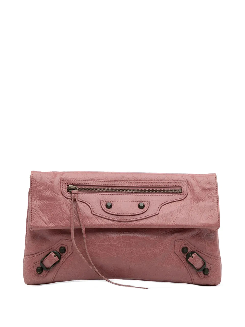 Pre-OwnedBalenciaga Pre-Owned2005-2025 Lambskin Motocross Classic Envelope clutch bag