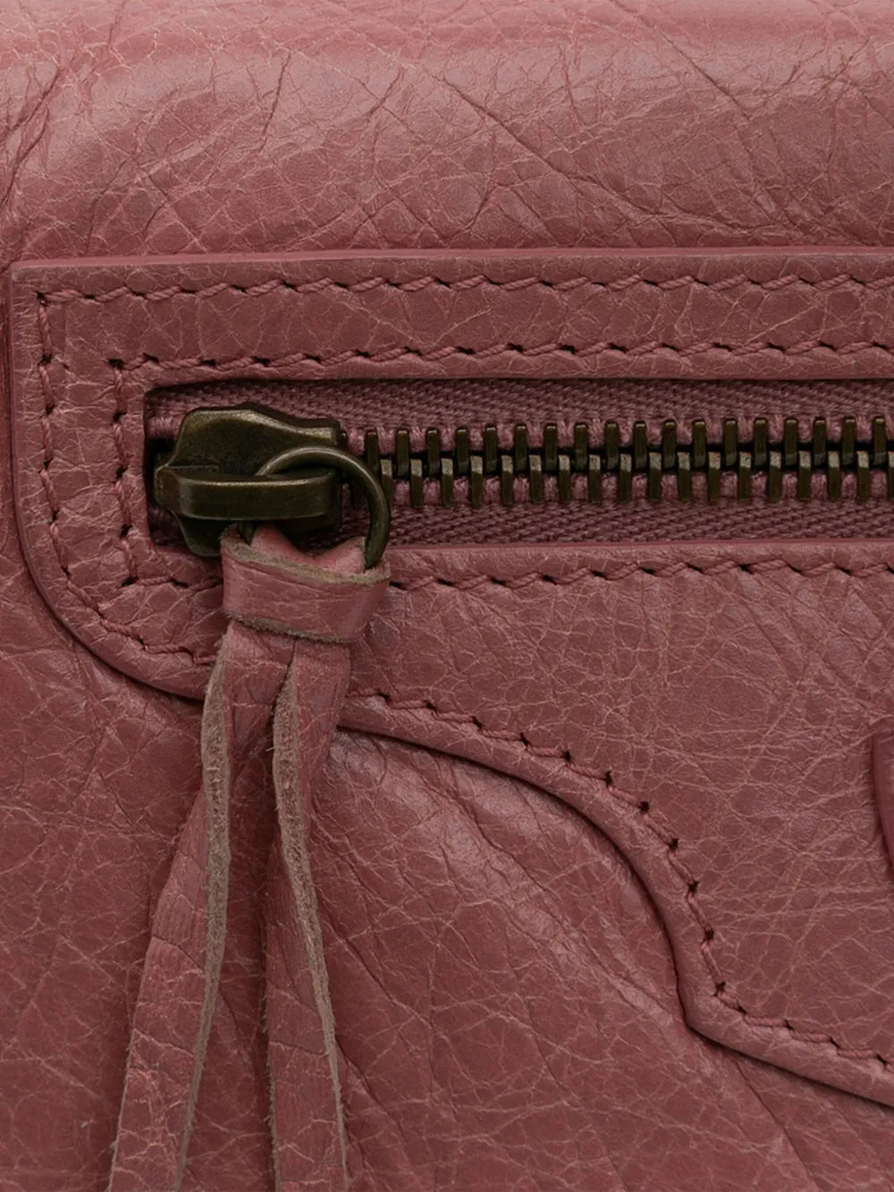 Pre-OwnedBalenciaga Pre-Owned2005-2025 Lambskin Motocross Classic Envelope clutch bag