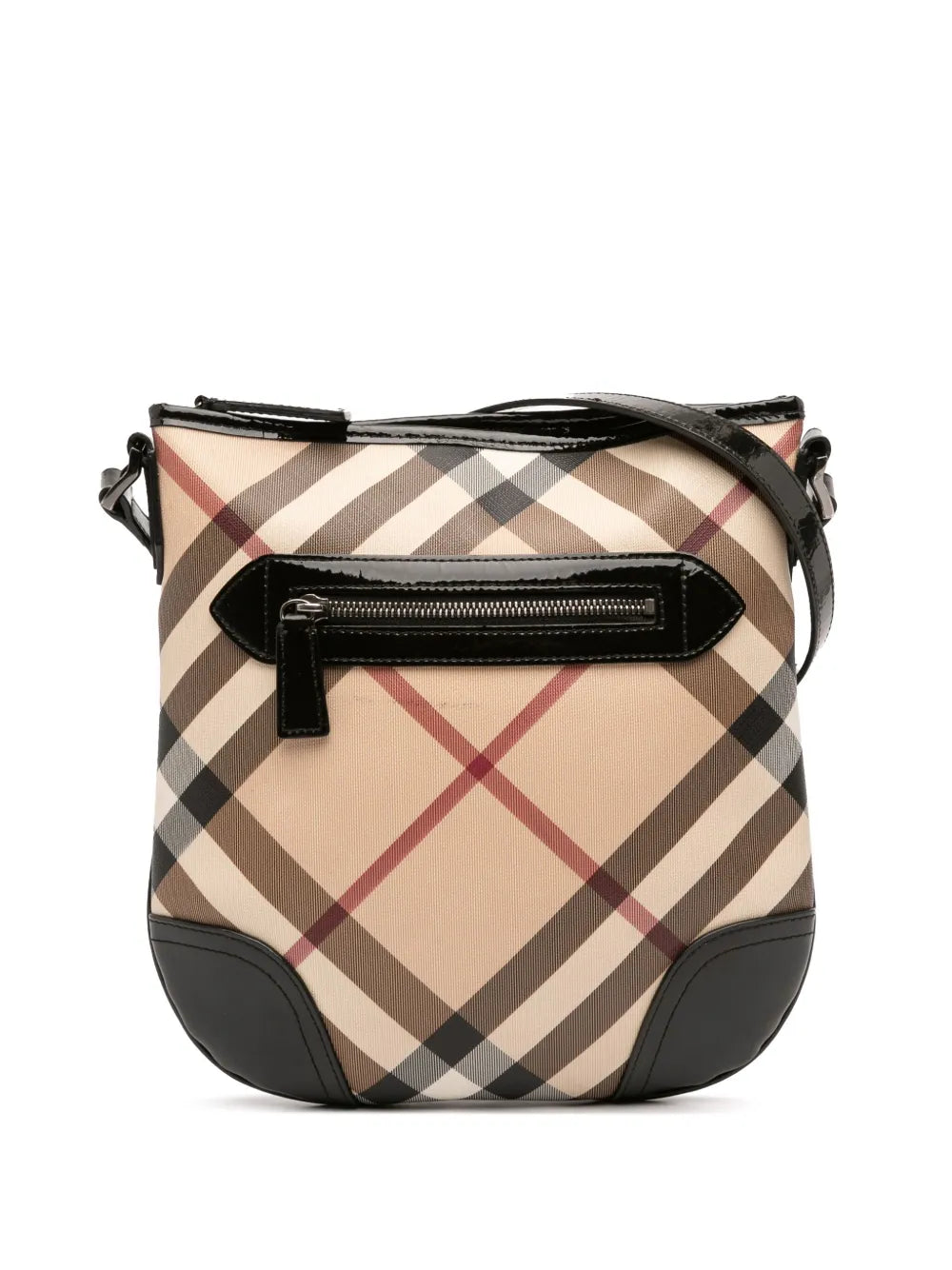 Pre-OwnedBurberry Pre-Owned2000-2017 Supernova Check Coated Canvas Dryden crossbody bag
