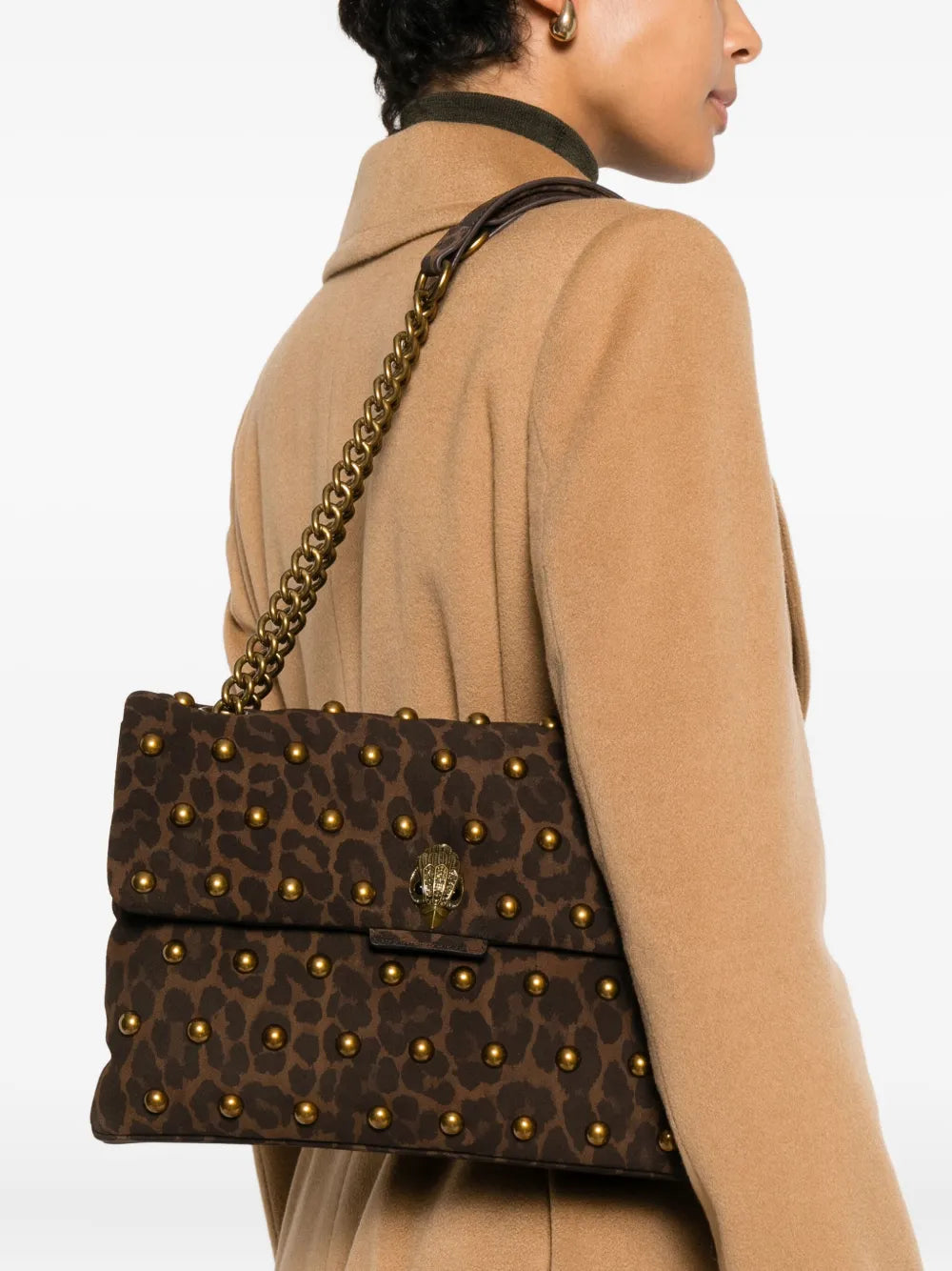 Kurt Geiger Londonanimal-print shoulder bag