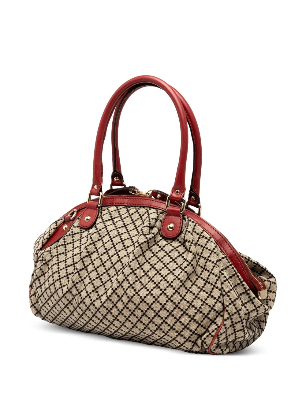 Pre-OwnedGucci Pre-Owned2000-2015 Diamante Canvas Sukey satchel