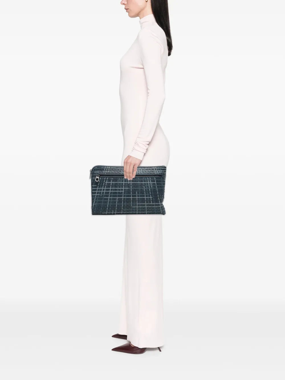Pre-OwnedBottega Veneta Pre-Owned2012-2025 Nappa Intrecciato Metropolis clutch bag