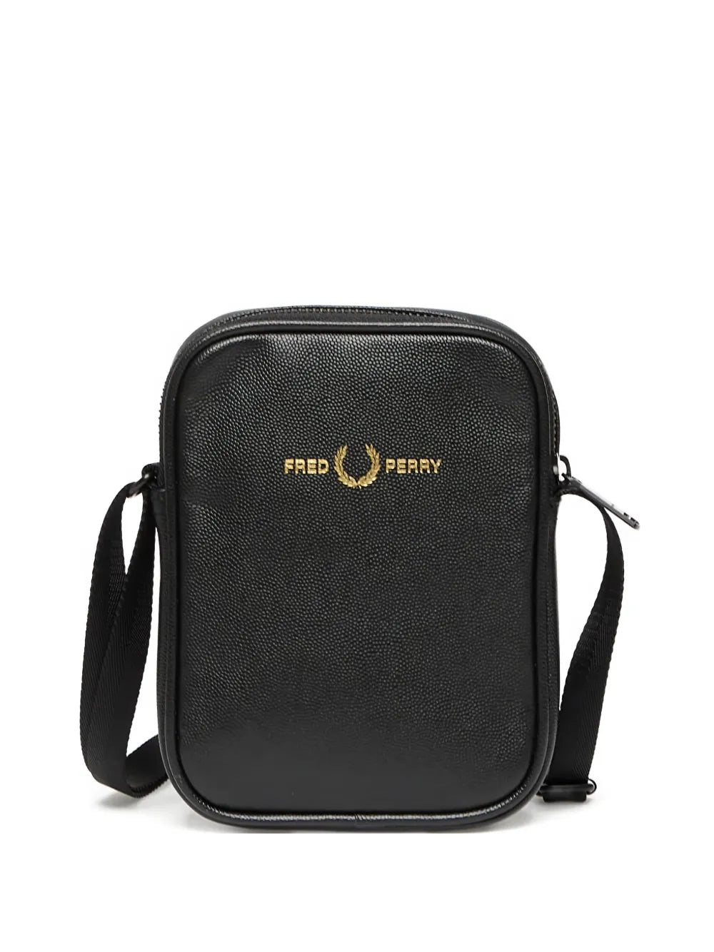 Fred Perryscotchgrain leather side bag