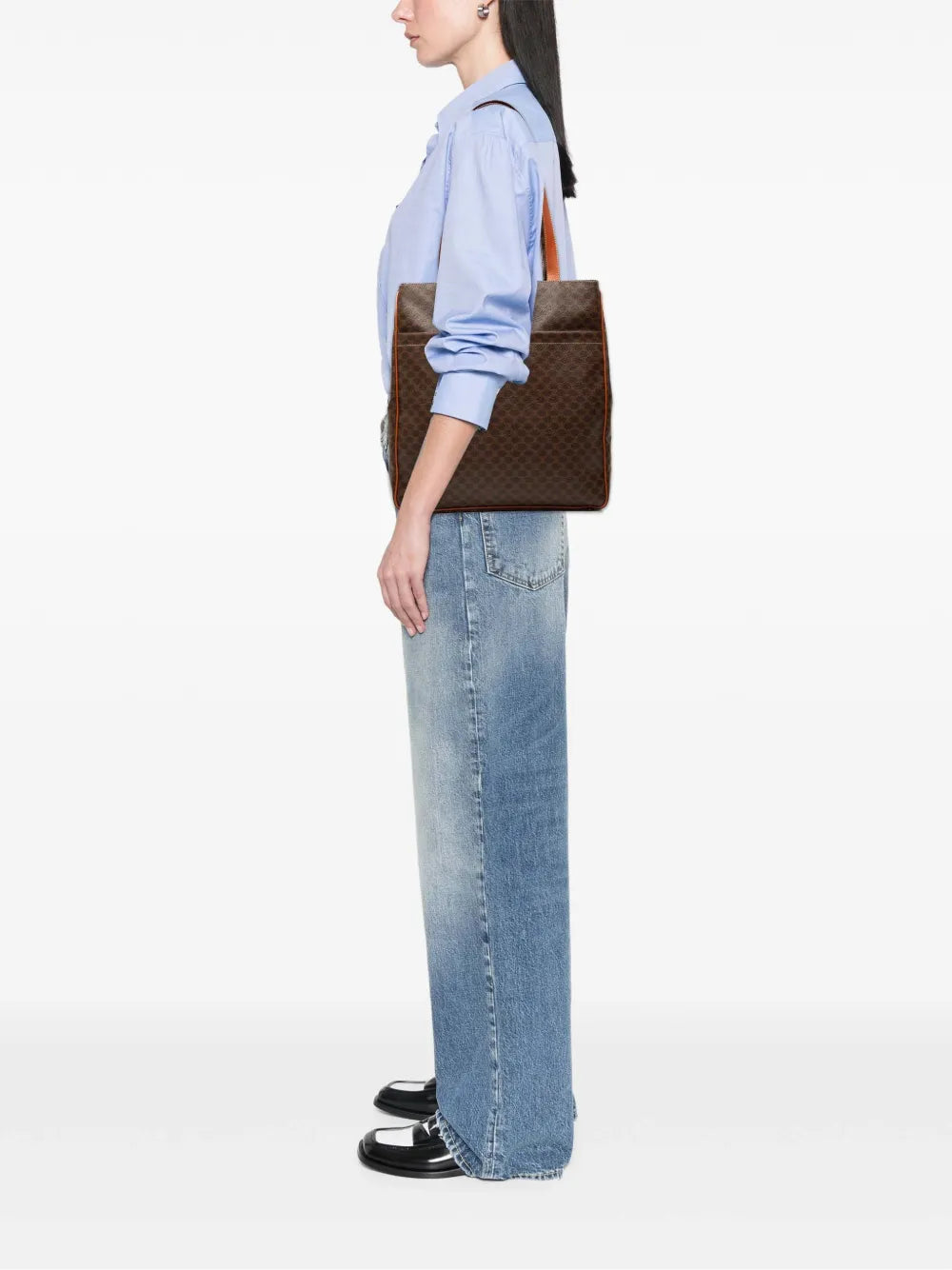 Pre-OwnedCeline Pre-Owned2000 Macadam Coated Canvas tote bag