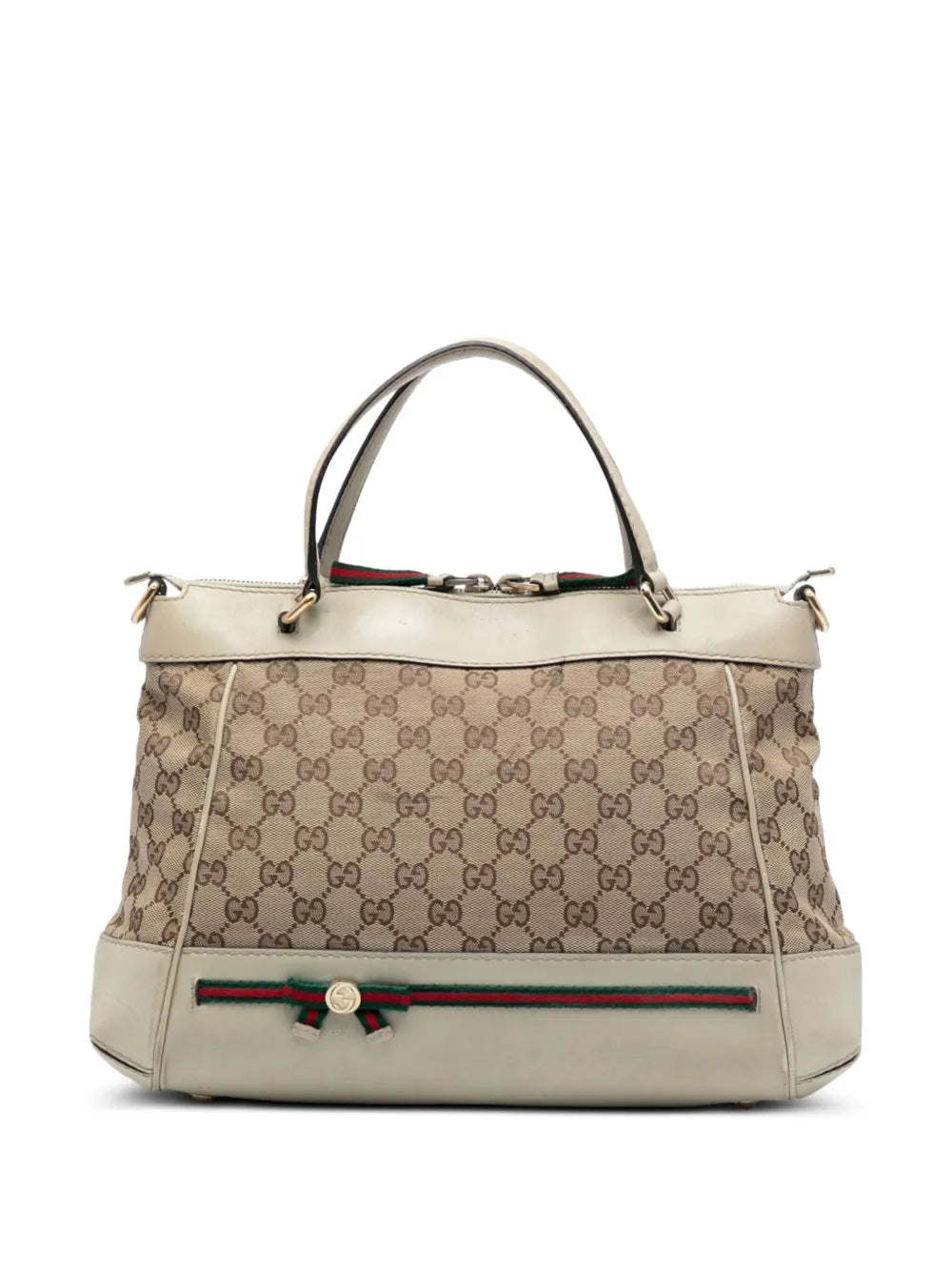 Pre-OwnedGucci Pre-Owned2016-2025 GG Canvas Web Mayfair satchel