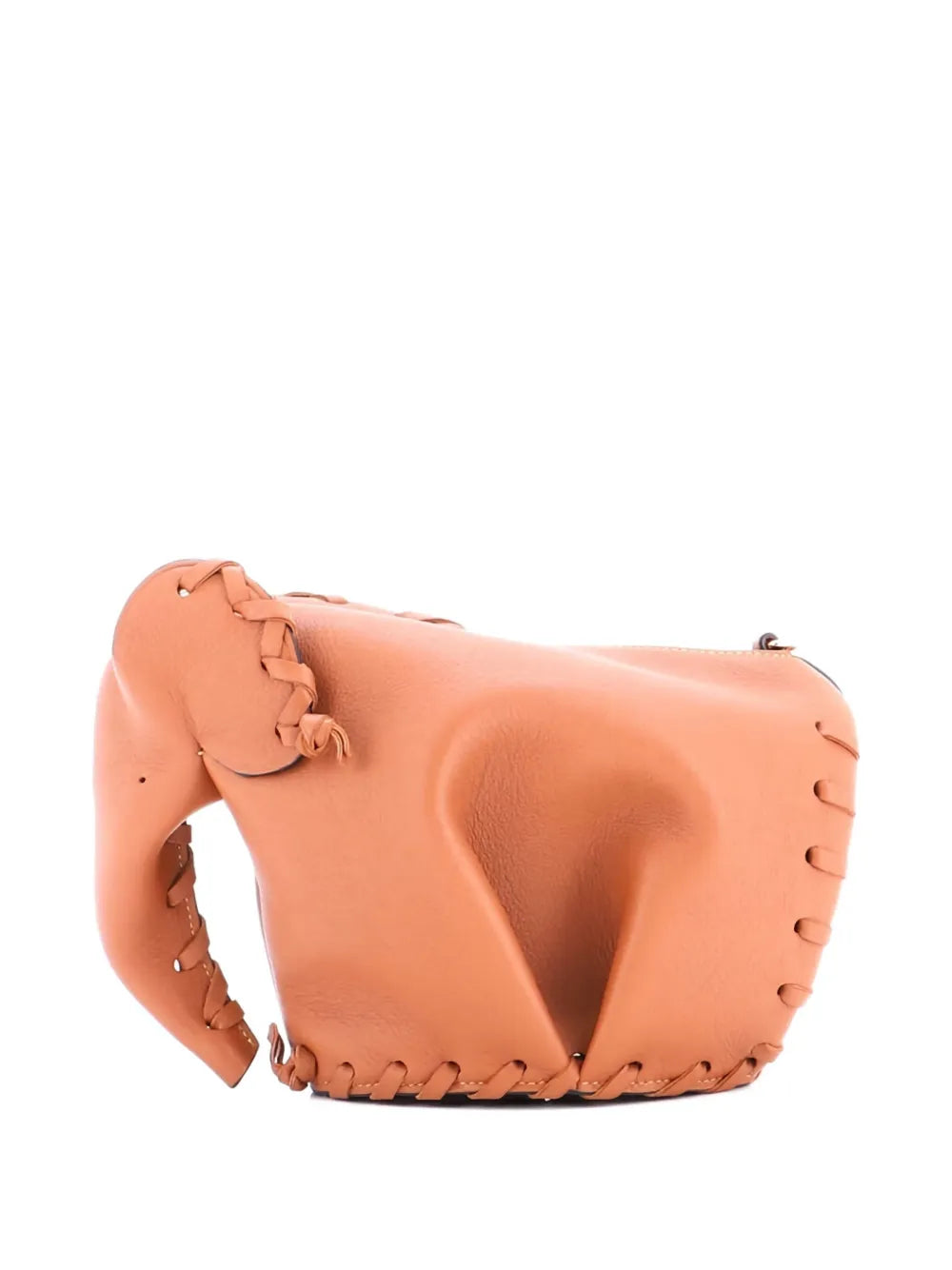 Pre-OwnedLoewe Pre-OwnedElephant Whipstitch Leather Mini crossbody bag