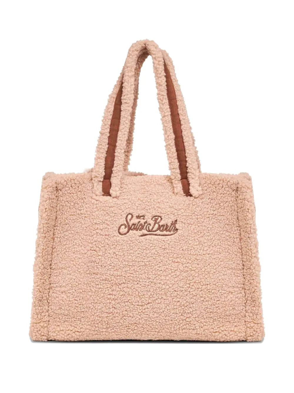 MC2 Saint Barthlogo-lettering teddy tote bag