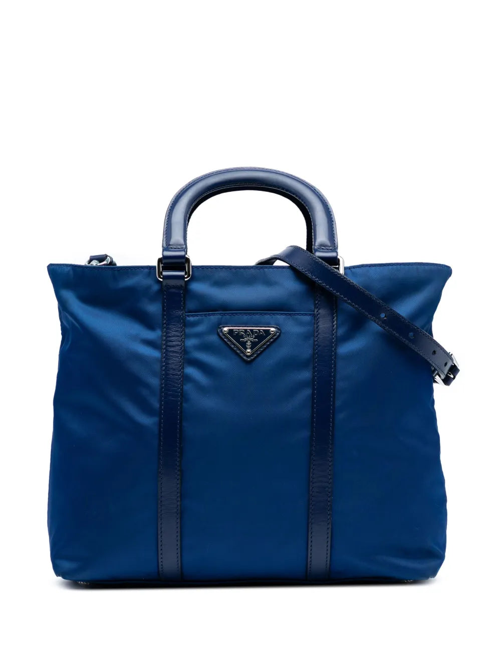 Pre-OwnedPrada Pre-Owned2013-2025 Vitello Trimmed Tessuto satchel
