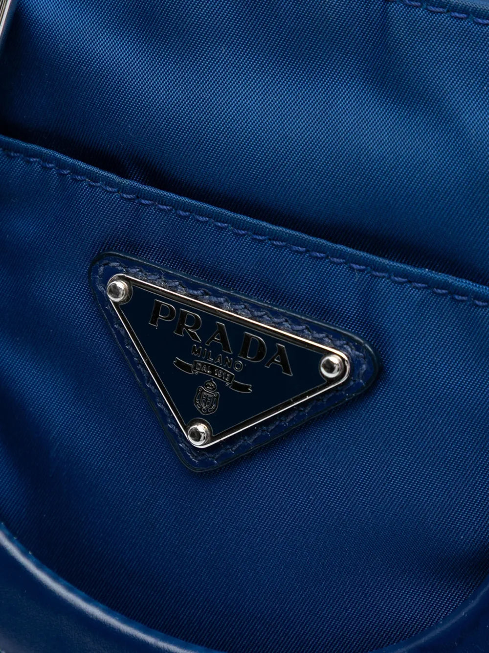 Pre-OwnedPrada Pre-Owned2013-2025 Vitello Trimmed Tessuto satchel