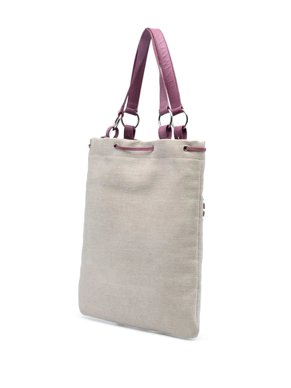 Pre-OwnedSaint Laurent Pre-Owned2000-2012 Canvas Fringed Heart Applique tote bag