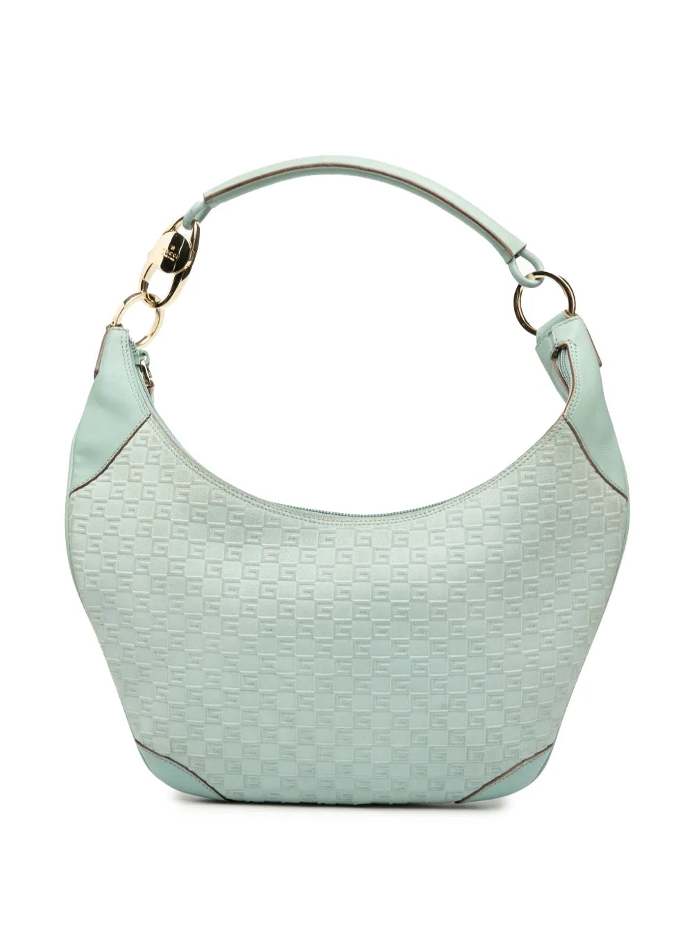 Pre-OwnedGucci Pre-Owned2000-2015 G Square Suede hobo bag