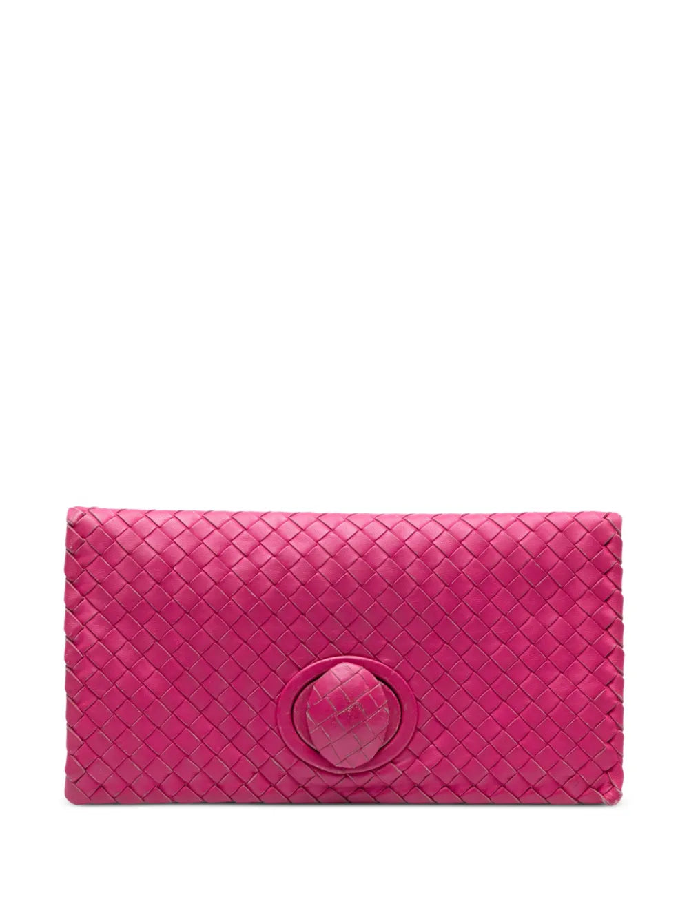 Pre-OwnedBottega Veneta Pre-Owned2012-2025 Nappa Intrecciato Turn Lock clutch bag