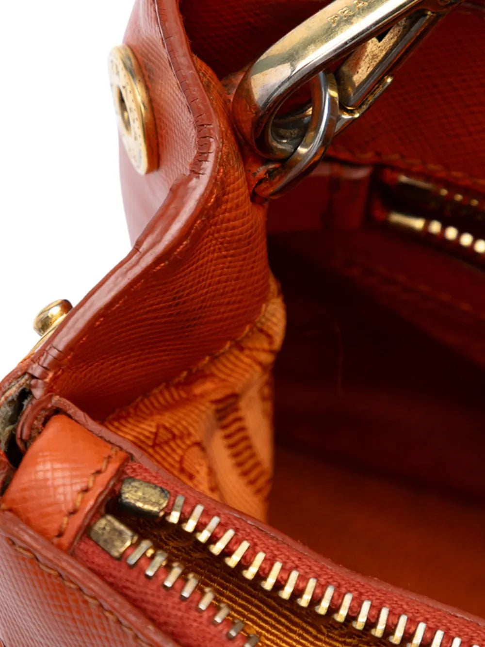 Pre-OwnedPrada Pre-Owned2010-2025 Small Saffiano Lux Galleria Double Zip satchel