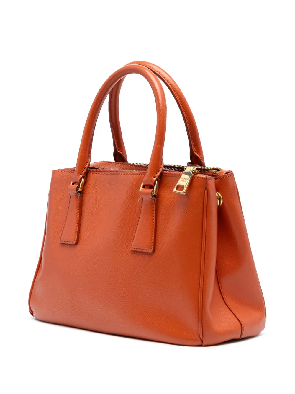 Pre-OwnedPrada Pre-Owned2010-2025 Small Saffiano Lux Galleria Double Zip satchel