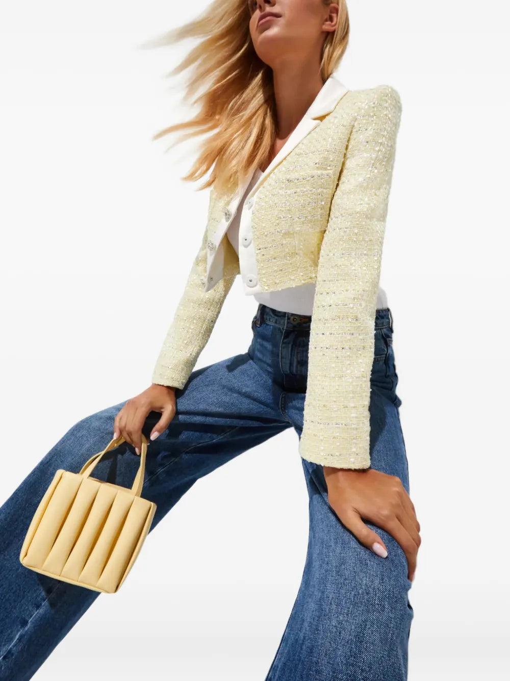 Themoireronia quilted-effect tote bag