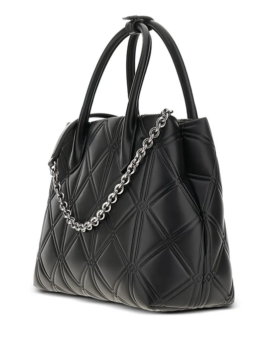 Emporio Armanichain-detail tote bag