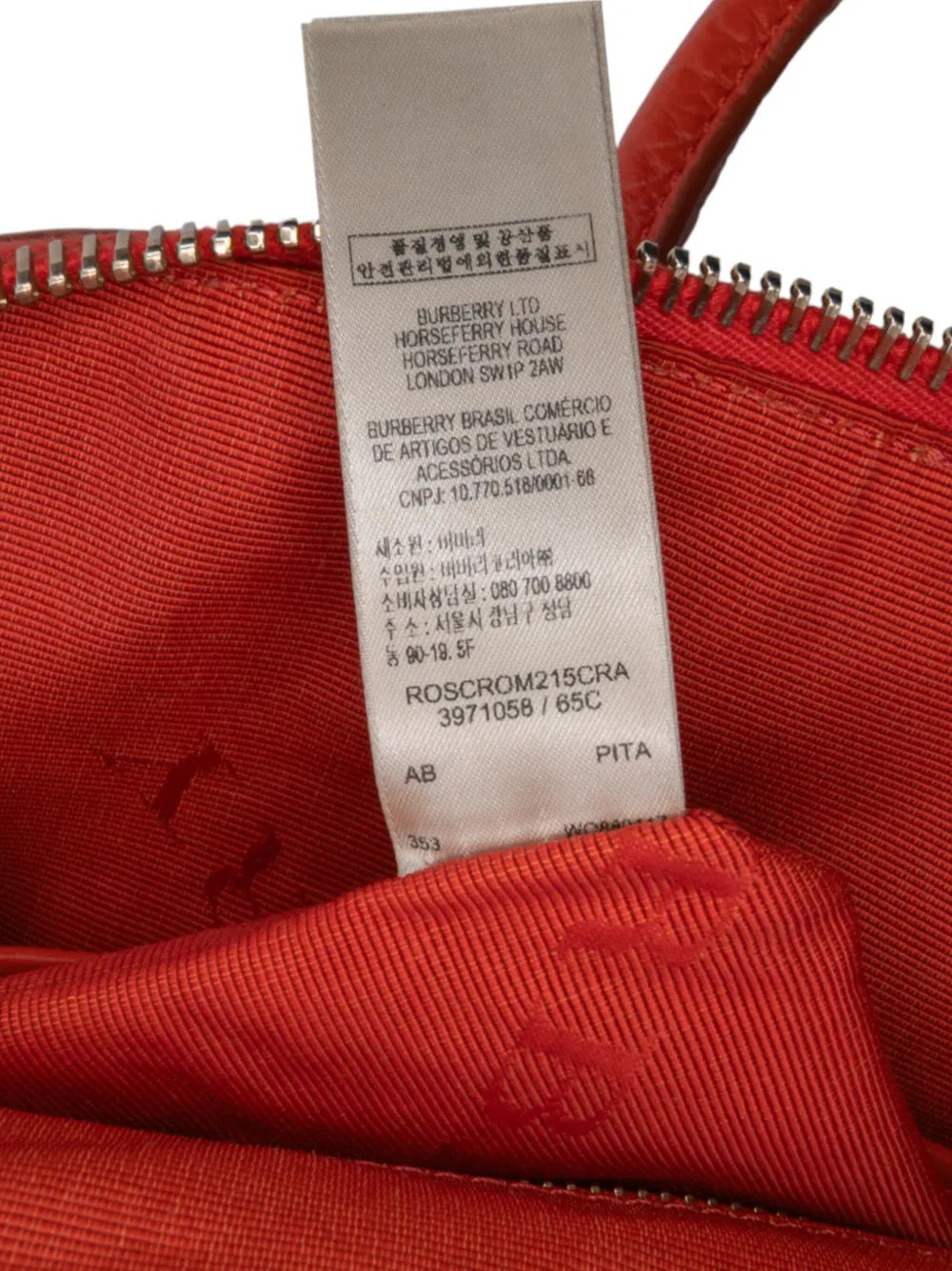 Pre-OwnedBurberry Pre-Owned2015-2025 Small Heritage Grain Check Embossed Leather Orchard Bowling Bag satchel