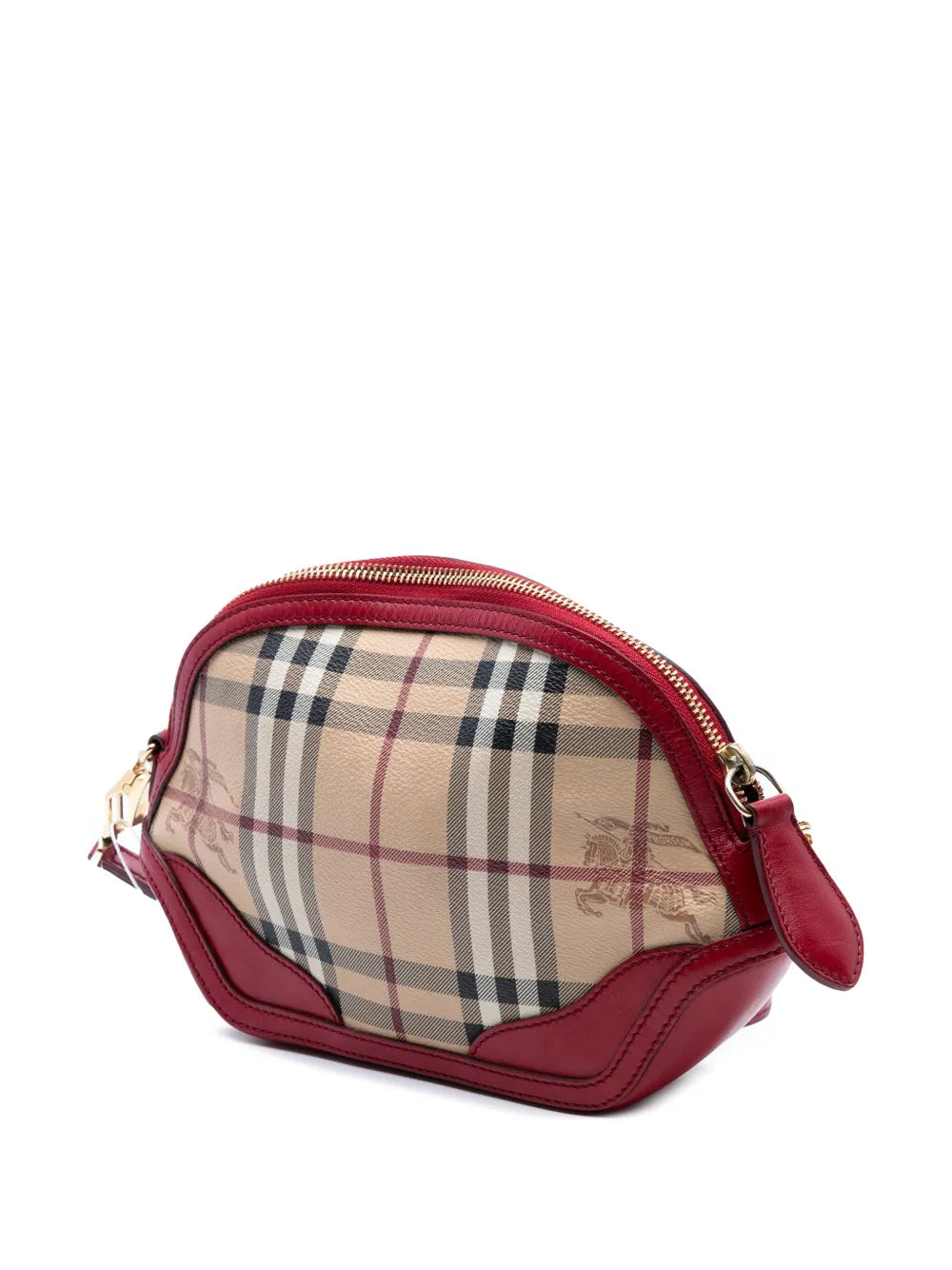 Pre-OwnedBurberry Pre-Owned2000-2017 Mini Haymarket Check Coated Canvas Orchard crossbody bag